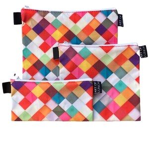 Art Of Lunch 3 Reusable Zip Top Bags